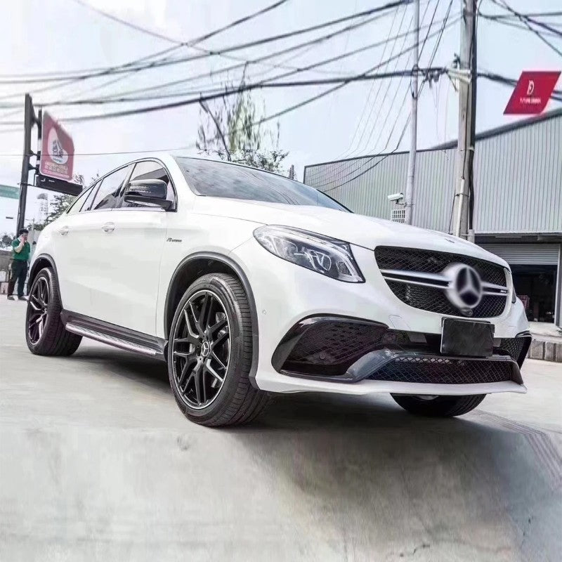 Car Craft Compatible With Mercedes Benz Gle Coupe W166 X166 X292 2015-2019 Upgrade Conversion Bodykit To Gle63 Coupe Amg Bumper Diffuser After Rear Lip Exhaust Tip Pipe Wheel Arch Front - CAR CRAFT INDIA