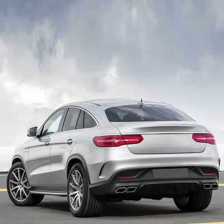 Car Craft Compatible With Mercedes Benz Gle Coupe W166 X166 X292 2015-2019 Upgrade Conversion Bodykit To Gle63 Coupe Amg Bumper Diffuser After Rear Lip Exhaust Tip Pipe Wheel Arch - CAR CRAFT INDIA