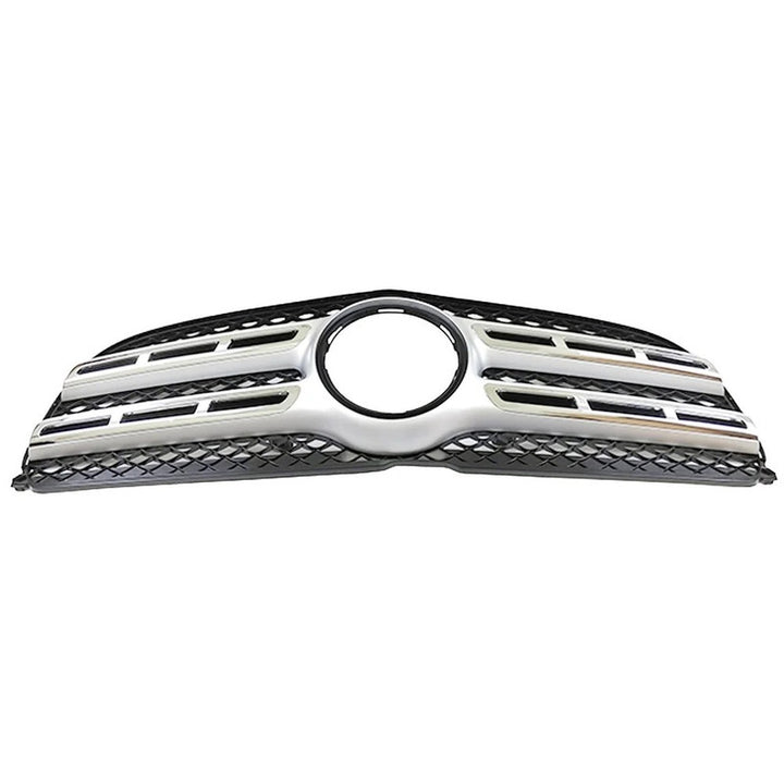 Car Craft Compatible With Mercedes Benz Gls W166 X166 2016-2019 Upgrade Front Bumper Amg63 Show Grill X166-003 Amg Silver