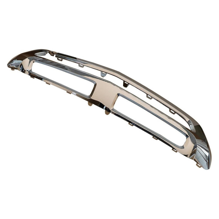 Car Craft Compatible With Mercedes Benz Gls Class W166 X166 2016-2019 Front Bumper Lower Moulding Chrome Trim Center Guard Frame 1668852138 A1668852138 Mb1044141