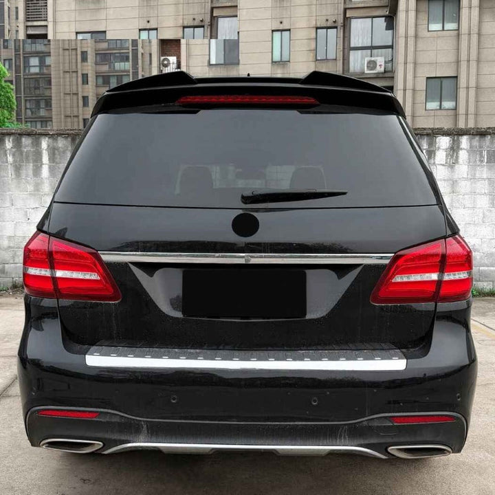 Car Craft Compatible With Mercedes Benz Gl Gls X166 W166 2013-2019 Rear Trunk Wing Boot Lip Roof Spoiler Zst-1597 Cf Carbon Fiber Look