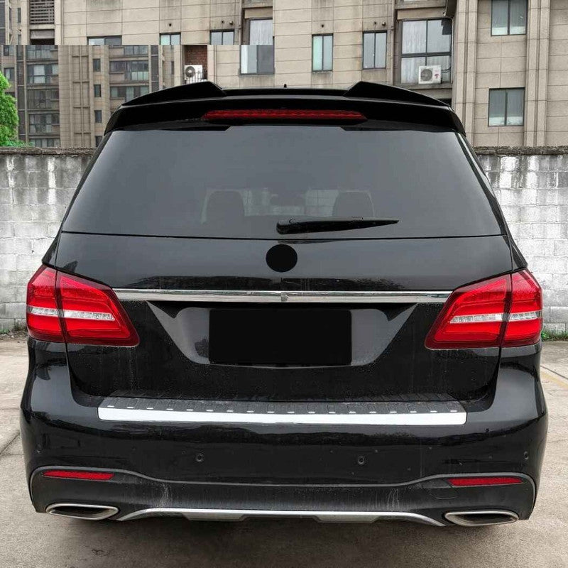 Car Craft Compatible With Mercedes Benz Gl Gls X166 W166 2013-2019 Rear Trunk Wing Boot Lip Roof Spoiler Zst-1597 Gb Glossy Black