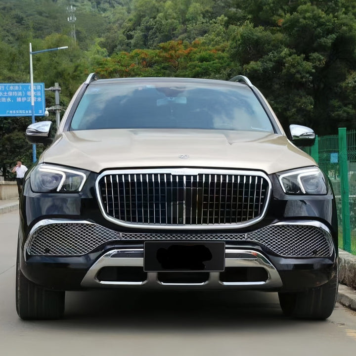 Car Craft Compatible With Mercedes Benz Gle W167 C167 Coupe 2019-2024 Upgrade Convert To Gle Maybach Front Bumper Bodykit Grill Trim Skirt Gc W167/c167-020