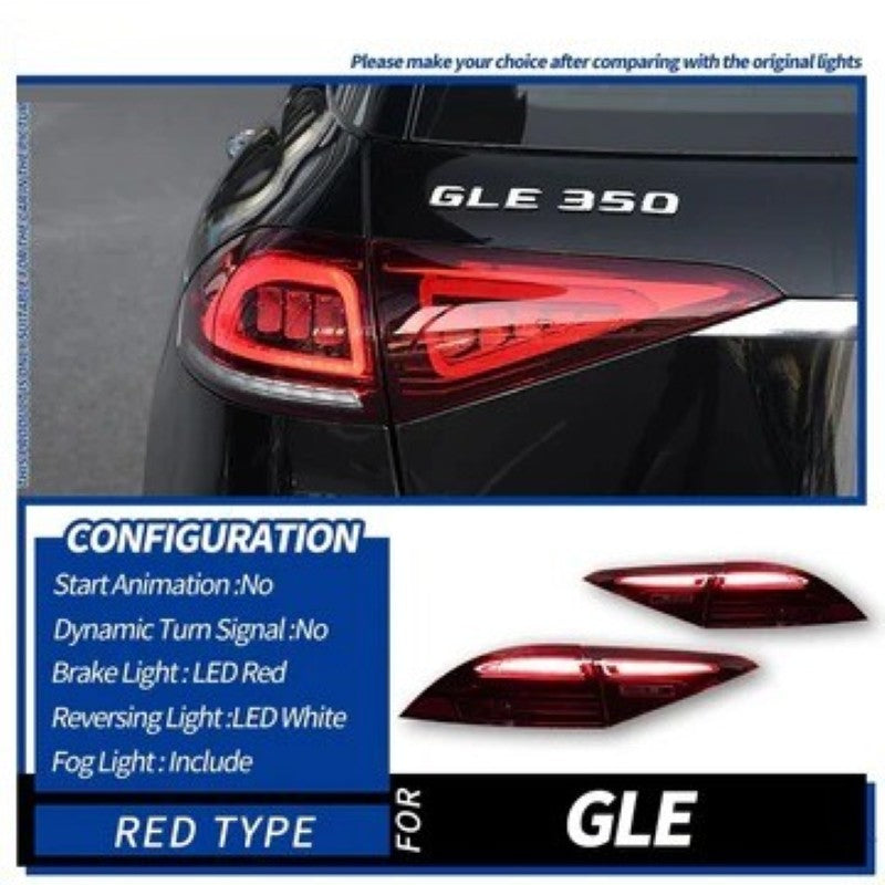 Car Craft Compatible With Mercedes Benz Gle Class W167 X167 C167 2019-2024 Car Rear Upgraded Tail Light Lamp Xenon Taillight Retrofit Upgrade Modified Led Drl Hid Light 2025 Style Shy - CAR CRAFT INDIA