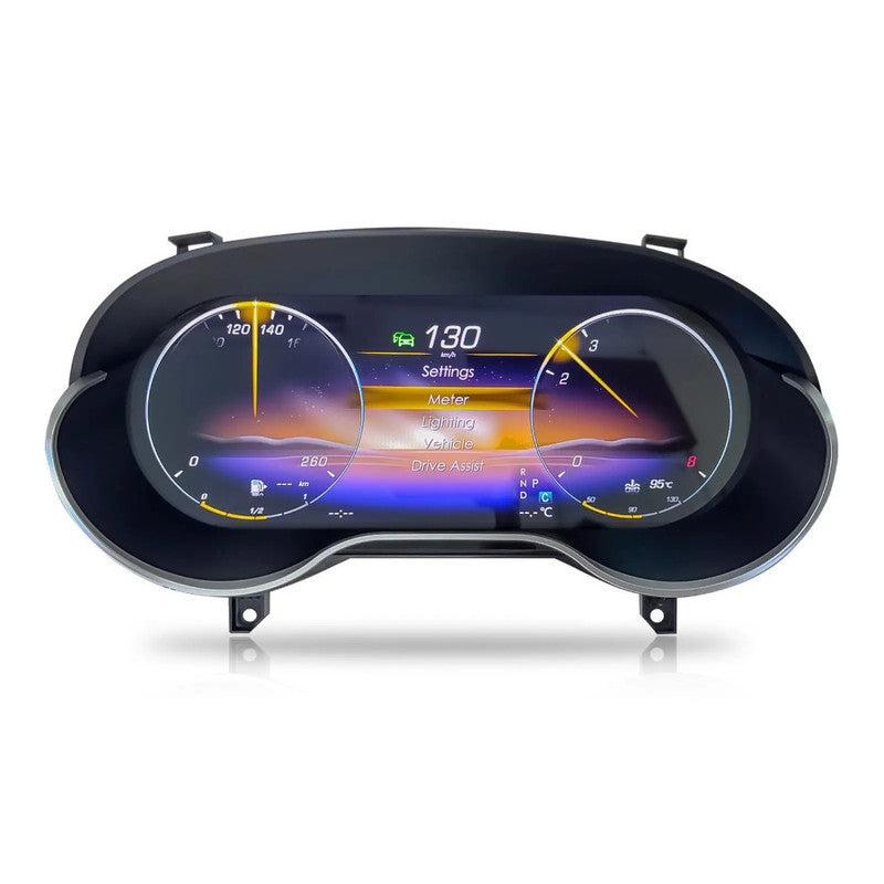 Car Craft Compatible With Mercedes Benz A Class W176 Gla W156 X156 Cla W117 C117 2014-2019 Lcd Led Digital Speedometers Cluster Meeter Display Screen Instrument Panel Player With Carplay And Android Auto