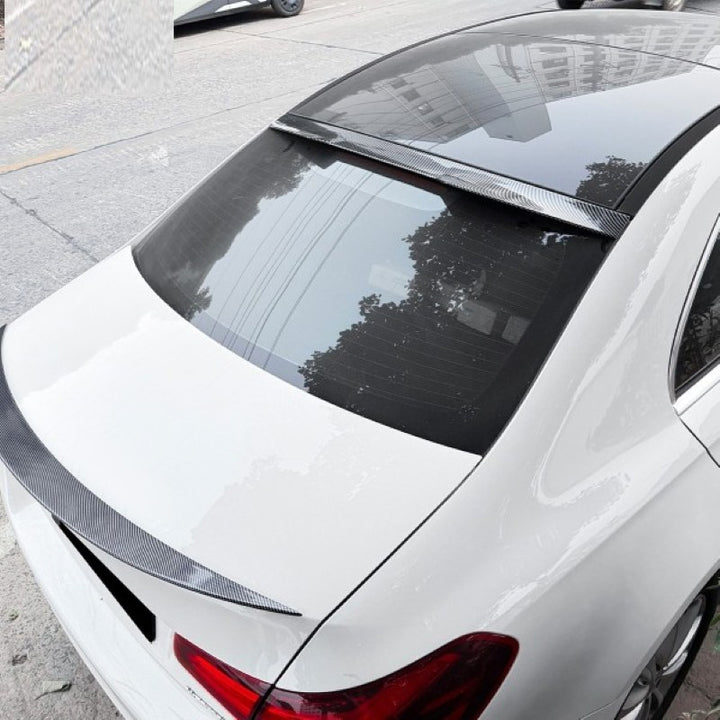Car Craft Compatible With Mercedes Benz A Class W177 Sedan 2019-2024 Rear Trunk Wing Boot Roof Lip Spoiler Zst-1485 Gb Glossy Black - CAR CRAFT INDIA