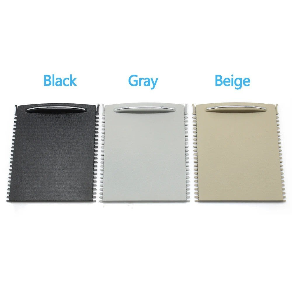 Car Craft Compatible With Mercedes Benz C Class W203 2000-2007 Car Center Console Sliding Shutter Cup Drink Holder Water Cup Holder Panel Roller Cover 20368001231434 Gy Gray