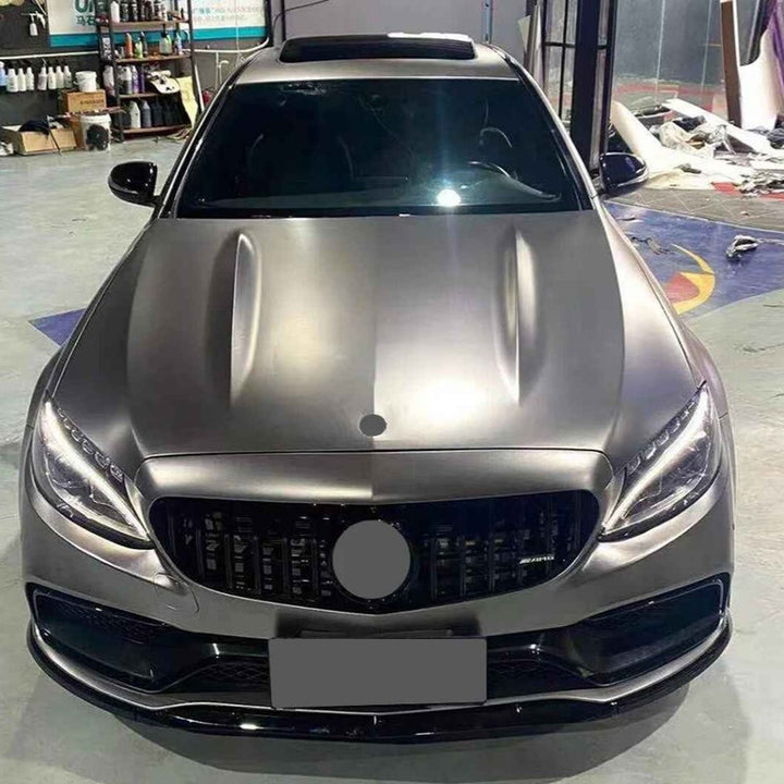 Car Craft Compatible With Mercedes Benz C Class W205 C205 Coupe 2015-2021 Front Bonnet Engine Hood Amg C63 Iron GC W205/c205-033