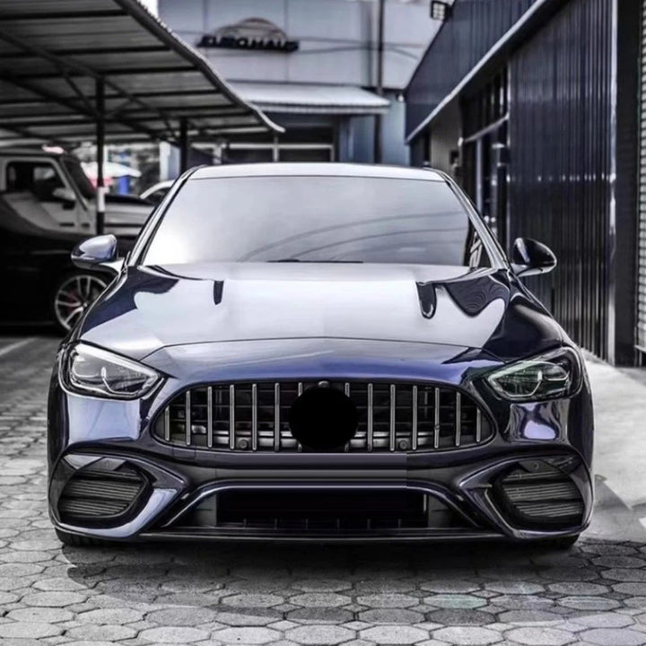 Car Craft Compatible With Mercedes Benz C Class W206 2022-2025 Front Bumper Upgrade Convert To Amg C63 Bumper Bodykit Gc W206-003