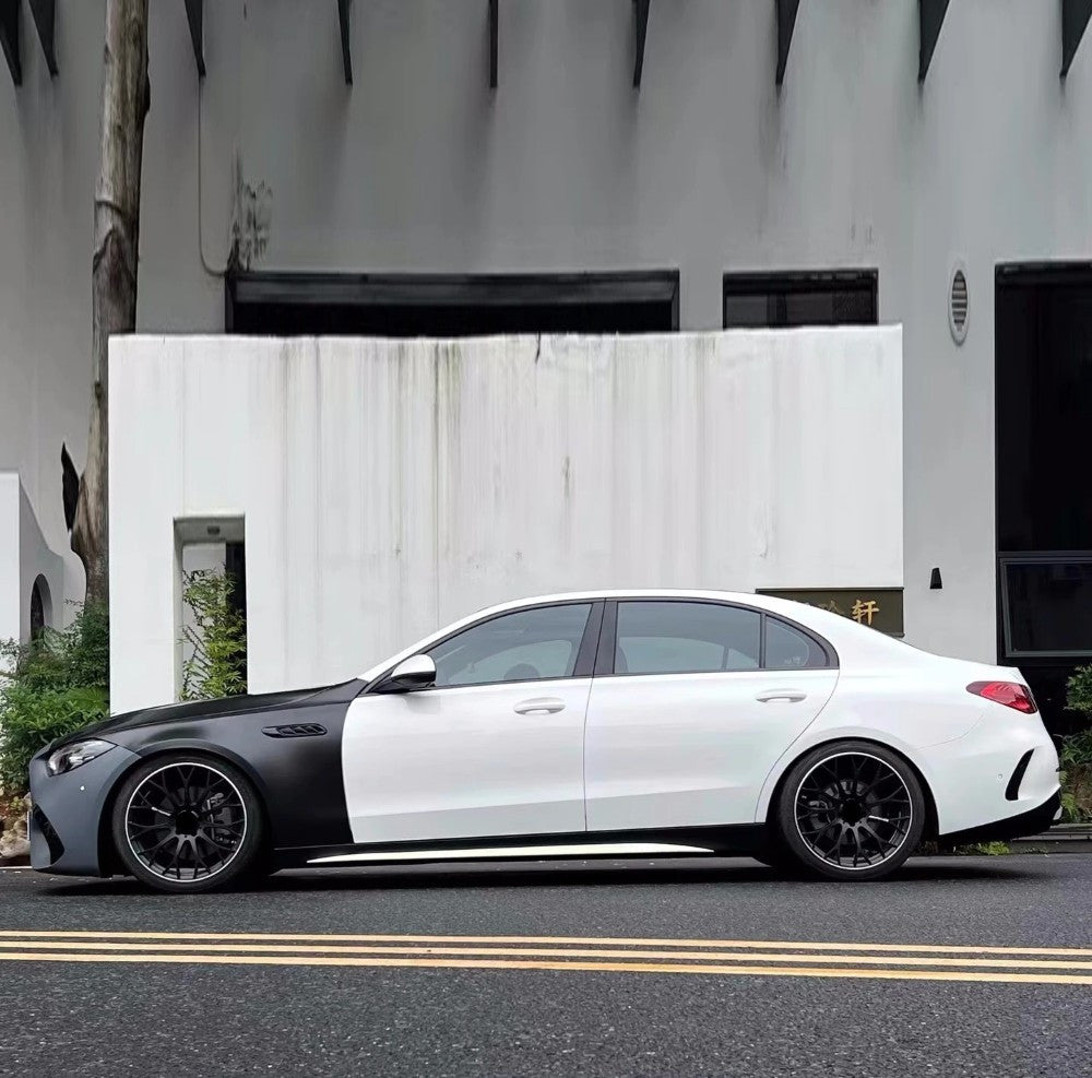 Car Craft Compatible With Mercedes Benz C Class W206 2022-2025 Side Fender Fenders Upgrade Convert To Amg Amg C63 Aluminum Gc W206-010