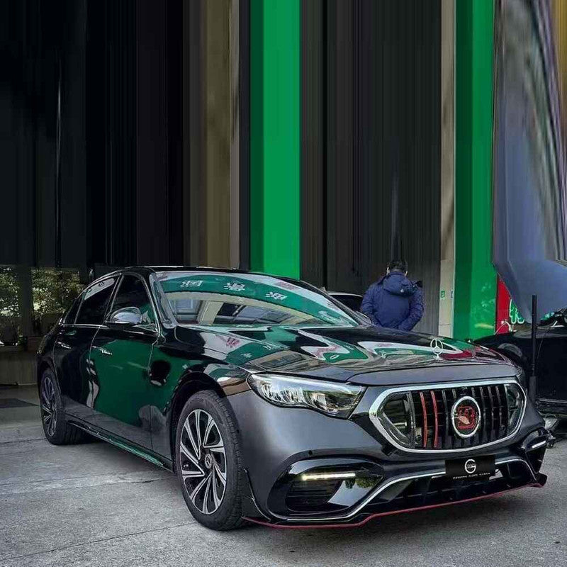 Car Craft Compatible With Mercedes Benz E Class W213 2017-2024 To W214 Lci 2025+ Amg Brabus Bbs Sports Upgrade Facelift Conversion Convert Bodykit Bumper Hood Headlight Taillight B4 - CAR CRAFT INDIA