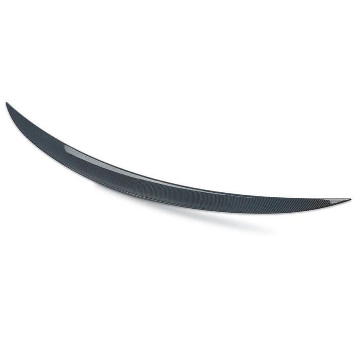 Car Craft Compatible With Mercedes Benz E Class W213 2016-2021 Rear Trunk Wing Boot Lip Wing Spoiler Amg Carbon Fiber Look