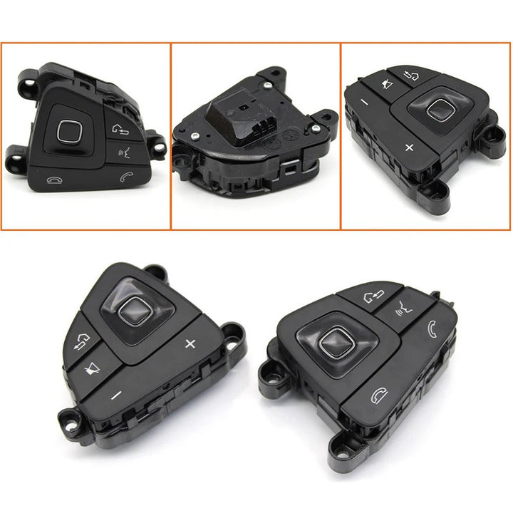 Car Craft Compatible With Mercedes Benz E Class W213 Sedan 2016-2018 E Class W238 Coupe Cabriolet 2016-2018 Car Steering Wheel Switch Control Button Cover 0999056500-a Right Black Assembly B CC-10648