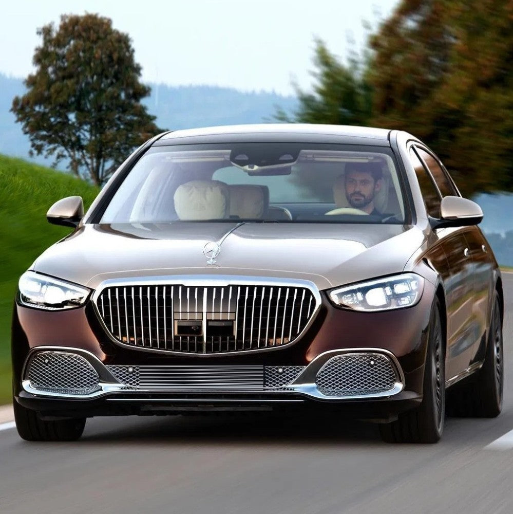 Car Craft Compatible With Mercedes Benz S Class W222 2016-2022 Upgraded Convert Facelift To S Class W223 2023+ Maybach Style Bodykit Bumper Headlight Taillight Hood Fender With Door CC-6614 - CAR CRAFT INDIA