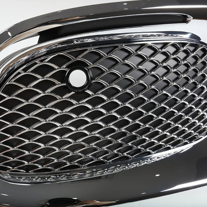 Car Craft Compatible With Mercedes Benz S Class W223 S450 S480 2021 Upgarde Fog Lamp Light Grill Cover Trim To S600 S680 Maybach Style Black Gc W223-004
