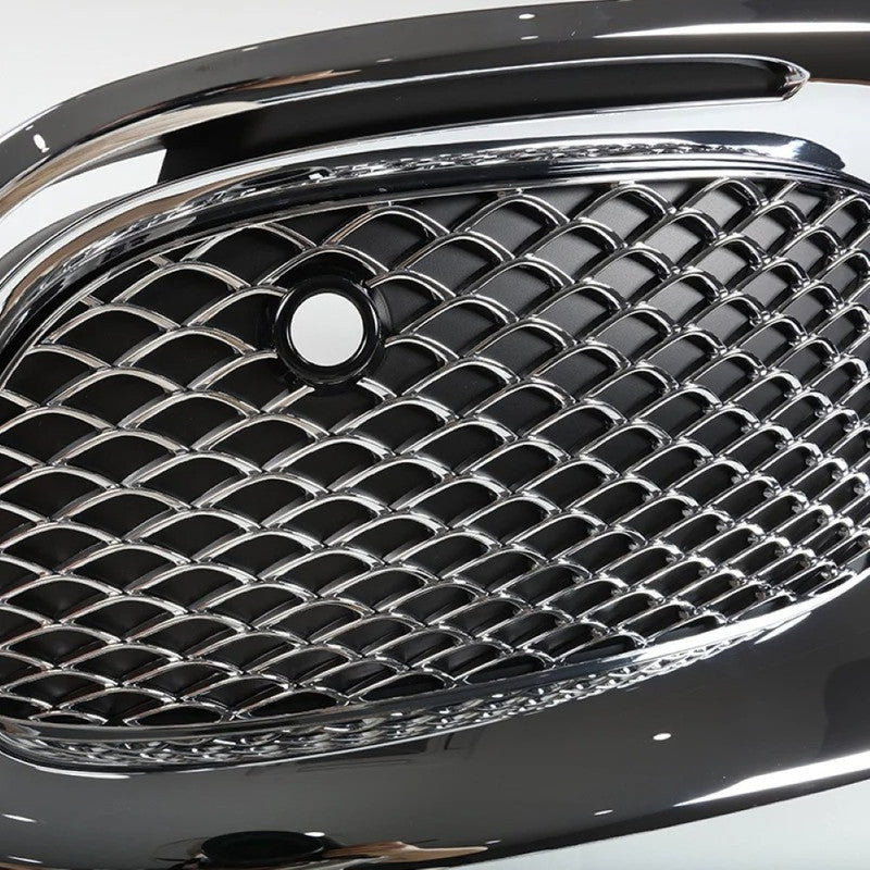 Car Craft Compatible With Mercedes Benz S Class W223 S450 S480 2021 Upgarde Fog Lamp Light Grill Cover Trim To S600 S680 Maybach Style Silver Gc W223-003