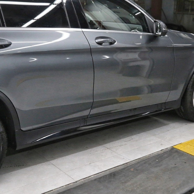 Car Craft Compatible With Mercedes Glc X253 Glc Coupe W253 C253 2019-2022 Side Skirts Skirt Running Board Glc63s Amg Style