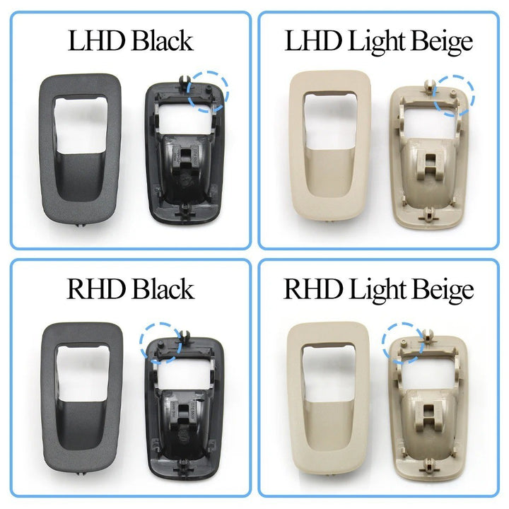 Car Craft Compatible With Mercedes Glc W253 2016-2024 Car Interior Handbrake Parking Brake Switch Button Outer Cover Panel Trim 2059056603-c2-r Light Beige