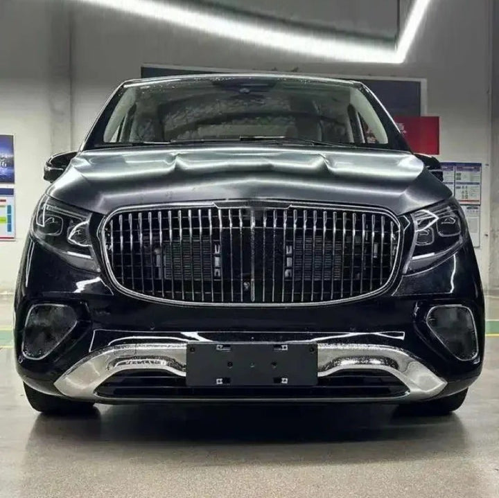 Car Craft Compatible With Mercedes Benz V Class Vito W446 W447 W448 2014-2024 Upgrade Facelift Convert To Maybach Style Bodykit Front Rear Bumper Hood Grill Fog Exhaust Pipe Tips B2 - CAR CRAFT INDIA