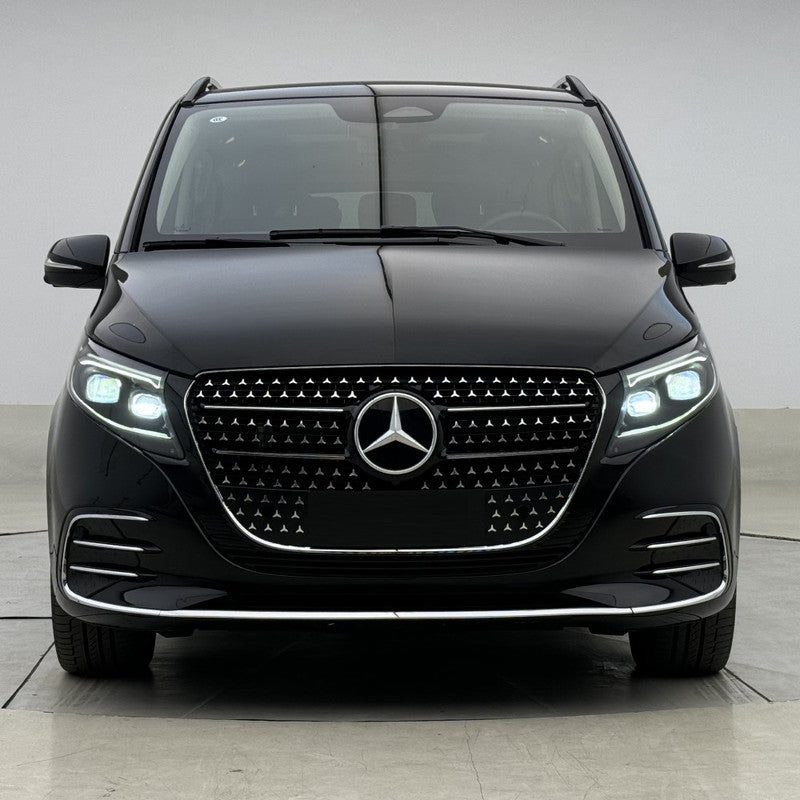 Car Craft Compatible With Mercedes Benz V Class Vito W447 2016-2024 Upgrade Facelift Convert To V300 Amg Bodykit Front Rear Bumper Headlight Taillight Lamp Splitter Trim B117