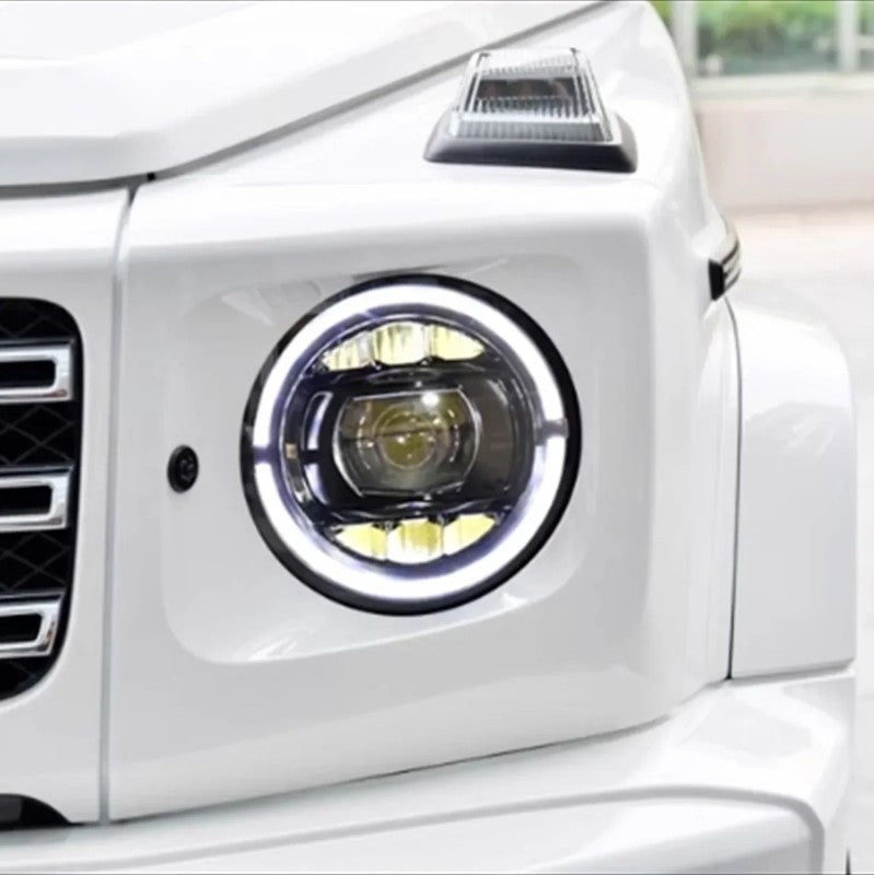 Car Craft Compatible With Mercedes Benz G Class G Wagon G63 G55 W463 2007-2018 Car Front Upgraded Head Light Lamp Xenon Headlight Retrofit Upgrade Modified Led Drl Hid Light Shy - CAR CRAFT INDIA
