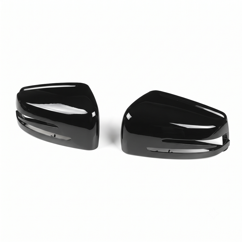 Car Craft Compatible With Mercedes Ml Gl Gle Gls W166 X166 2009-2018 G Class W463 2007-2018 G500 R Class W251 06-16 Rear View Case Wing Cap Shell Housing Mirror Covers Replacement Style Glossy Black