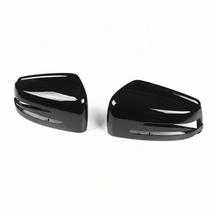 Car Craft Compatible With Mercedes Ml Gl Gle Gls W166 X166 2009-2018 G Class W463 2007-2018 G500 R Class W251 06-16 Rear View Case Wing Cap Shell Housing Mirror Covers Replacement Style Glossy Black