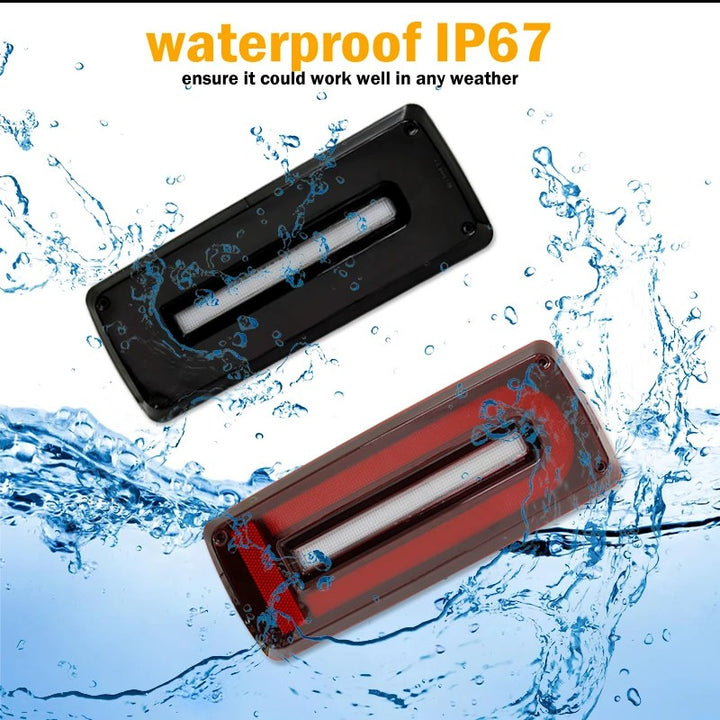 Car Craft Compatible With Mercedes Benz G Class G Wagon G63 G55 W463 2007-2018 Car Rear Upgraded Tail Light Lamp Xenon Taillight Retrofit Upgrade Modified Led Drl Hid Light Red Shy - CAR CRAFT INDIA