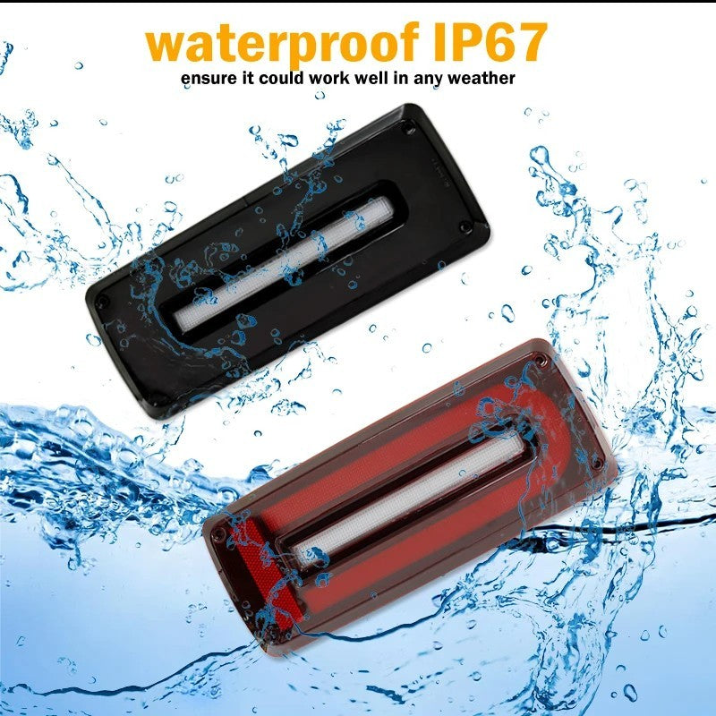 Car Craft Compatible With Mercedes Benz G Class G Wagon G63 G55 W463 2007-2018 Car Rear Upgraded Tail Light Lamp Xenon Taillight Retrofit Upgrade Modified Led Drl Hid Light Smoke Shy - CAR CRAFT INDIA