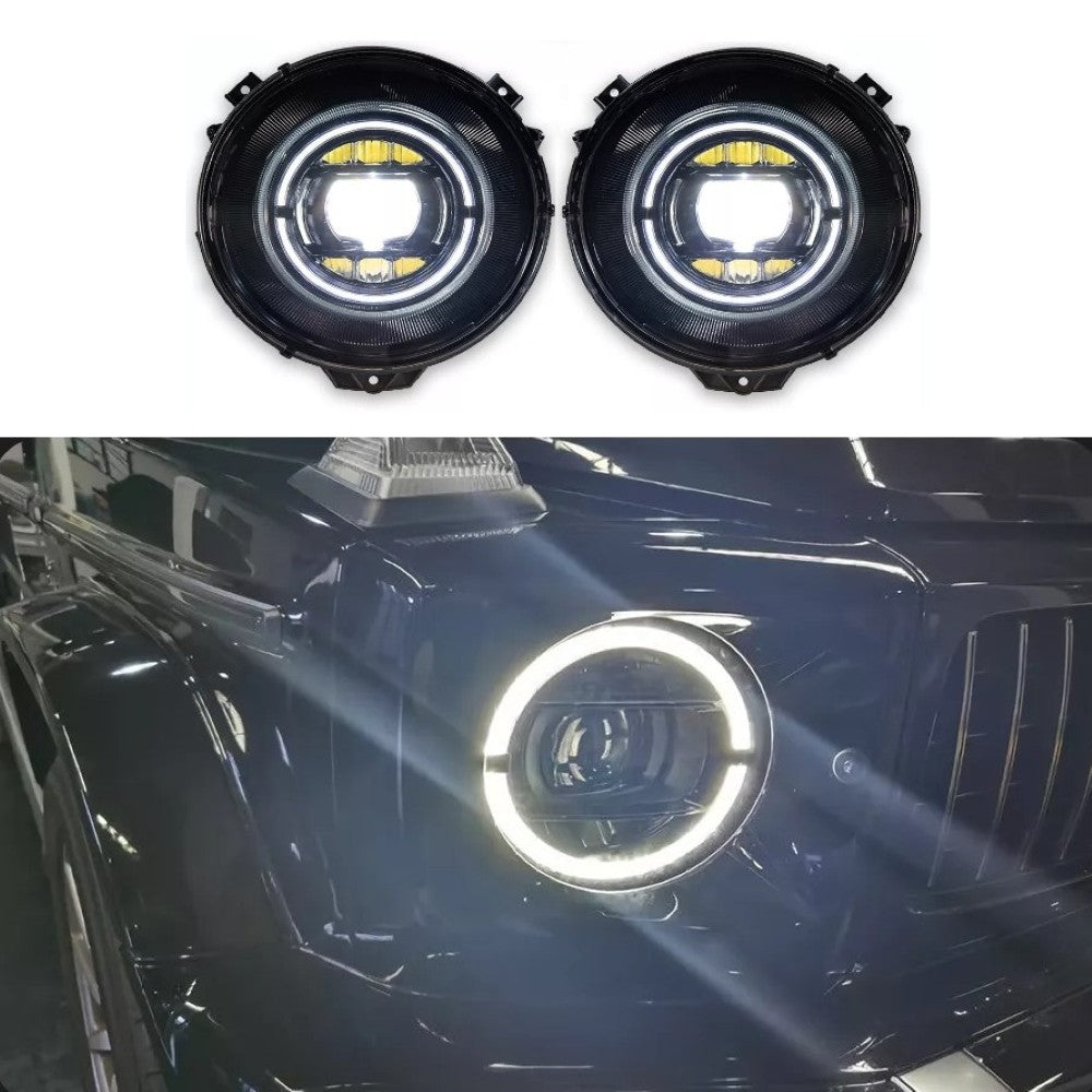 Car Craft Compatible With G Class G Wagon W463 2007-2017 G500 G63 G350 G55 Car Front Upgraded Head Light Lamp Xenon Headlight Retrofit Upgrade Modified Led Drl Hid CC-7948 - CAR CRAFT INDIA