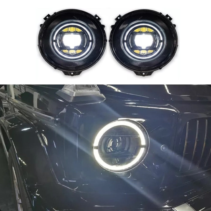 Car Craft Compatible With G Class G Wagon W463 2007-2017 G500 G63 G350 G55 Car Front Upgraded Head Light Lamp Xenon Headlight Retrofit Upgrade Modified Led Drl Hid CC-7948 - CAR CRAFT INDIA