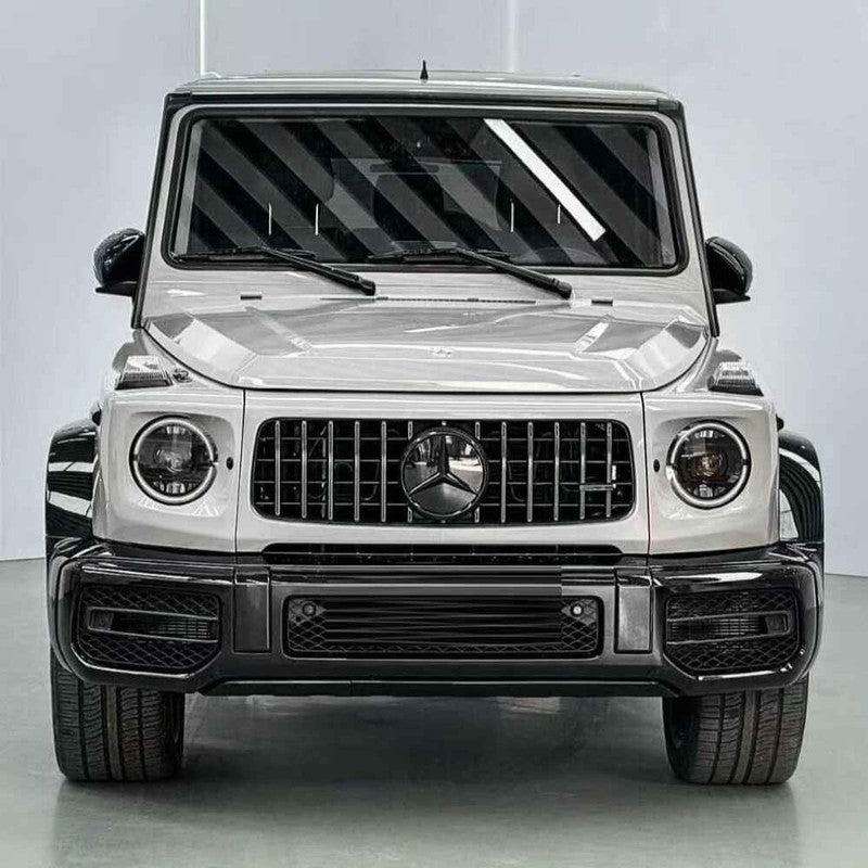 Car Craft Compatible With Mercedes Benz G Class G Wagon W464 2019-2023 Upgrade Facelift Convert To Amg G63 G55 Bodykit Front Bumper Grill Skirt Trim Wheel Arch