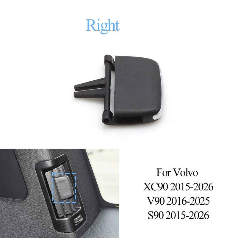 Car Craft Compatible With Volvo Xc90 2015-2026 V90 2016-2025 S90 2015-2026 Car Rear Air Conditioning Outlet Tab Clip B Pillar Ac Vent Grille Slider 31497122-1