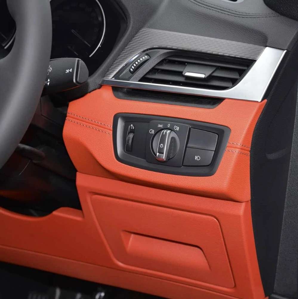 Car Craft Compatible With Bmw X1 F48 F49 2016-2022 (after June 2016) X2 F39 2019-2023 (after June 2019) Interior Under Steering Wheel Folding Tool Case Box Handle Kit Glove Box 51459359235 Beige - CAR CRAFT INDIA