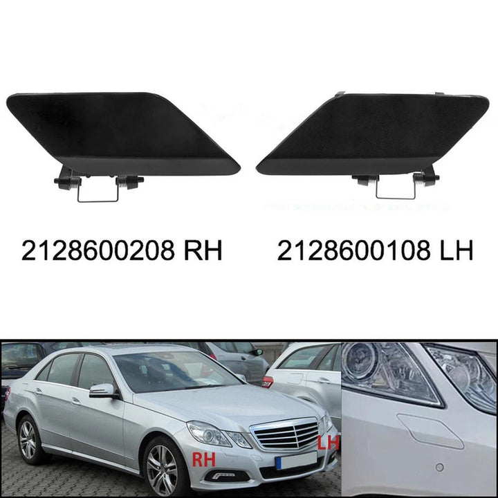 Car Craft Compatible With Mercedes Benz E Class W212 2009-2013 Car Bumper Headlight Headlamp Washer Nozzle Cover Cap 2126800108 Left - CAR CRAFT INDIA