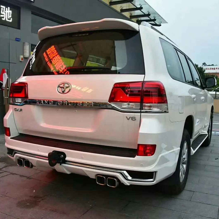 Car Craft Compatible With Toyota Land Cruiser Lc200 Lc 200 2016-2021 Rear Bumper Lip Skirt Splitter Trim