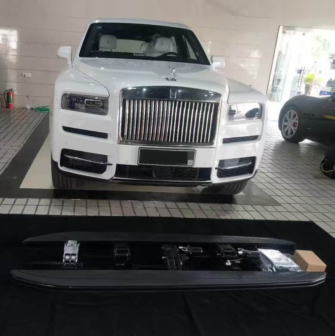 Car Craft Compatible With Rolls Royce Cullinan 2018-2025 Automatic Deployable Electric Side Step Retractable Ladder Pedal Running Boards Side Step Oem Style