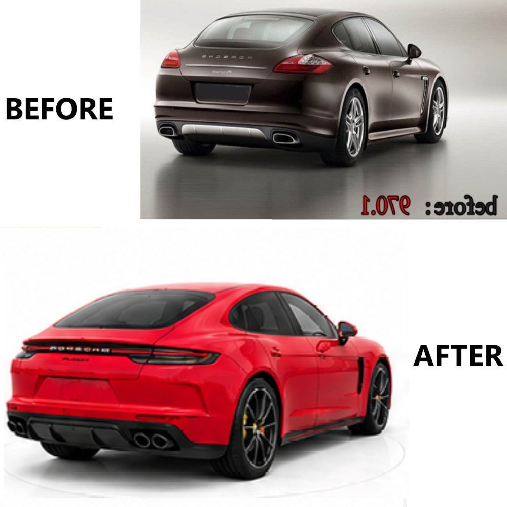 Car Craft Compatible With Porsche Panamera 2009-2016 970 Car Upgrade Facelift Upgrade Convert To 976 Gts 2025 Bodykit Bumper Headlight Taillight Trunk Hood Fender Glass Gts Style