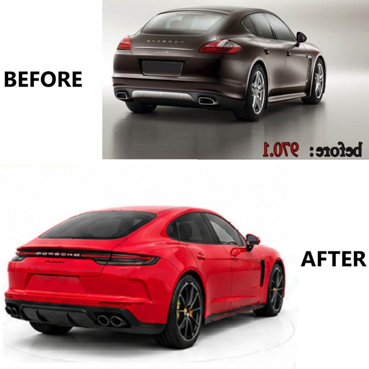 Car Craft Compatible With Porsche Panamera 2009-2016 970 Car Upgrade Facelift Upgrade Convert To 976 Gts 2025 Bodykit Bumper Headlight Taillight Trunk Hood Fender Glass Gts Style