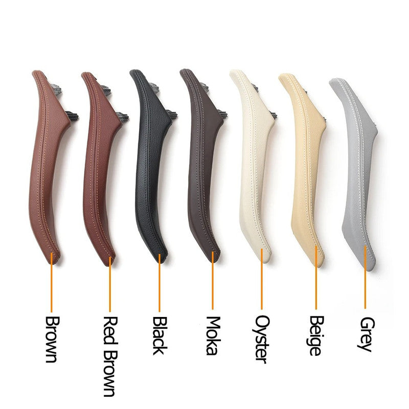 Car Craft Compatible With Bmw 5 Series F10 2010-2017 Car Interior Door Armrest Inside Pull Handle Single Handle Right Red Brown 51417225860r Rb Rhd Model A OUTER LEATHER PART CC-7922 - CAR CRAFT INDIA