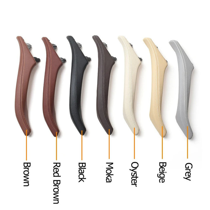 Car Craft Compatible With Bmw 5 Series F10 2010-2017 Car Interior Door Armrest Inside Pull Handle Single Handle Right Red Brown 51417225860r Rb Rhd Model A OUTER LEATHER PART CC-7922 - CAR CRAFT INDIA