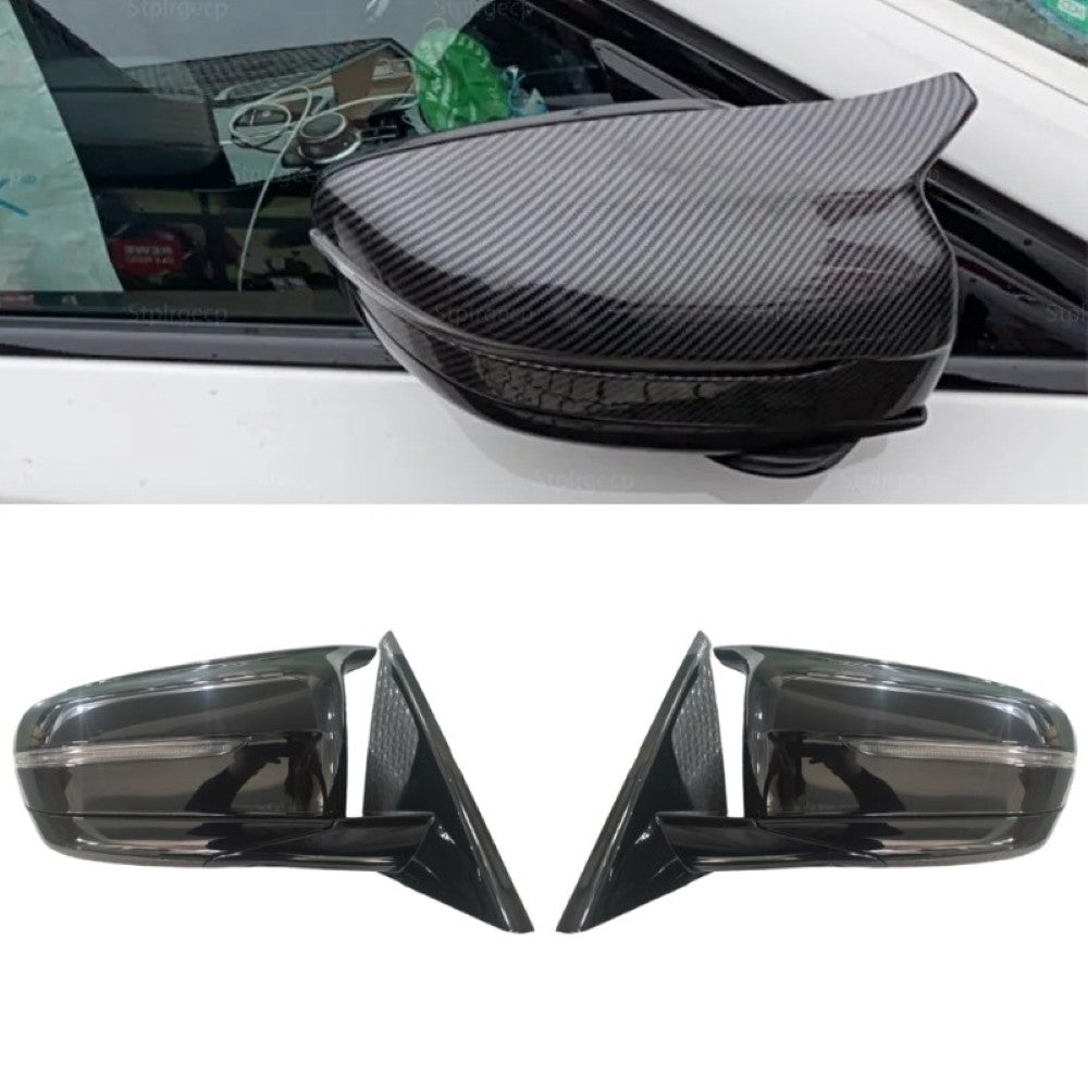 Car Craft Compatible With Bmw 3 Series F30 2012-2018 Rear Side View Mirror Cover Assembly For Converted Car To G20 G28 G80 M Sport M3 M4 Style Rhd