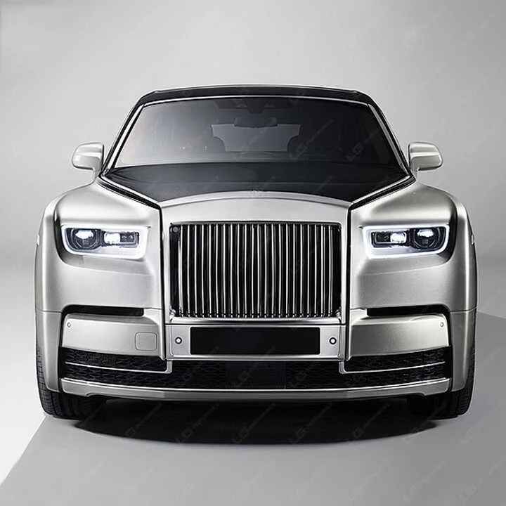 Car Craft Compatible With Rolls Royce Phantom 6th Generation Old Upgrade Facelift Convert To New 7th Generation Style Bodykit Bumper Headlight Trim Skirts Fog Gril Mesh - CAR CRAFT INDIA