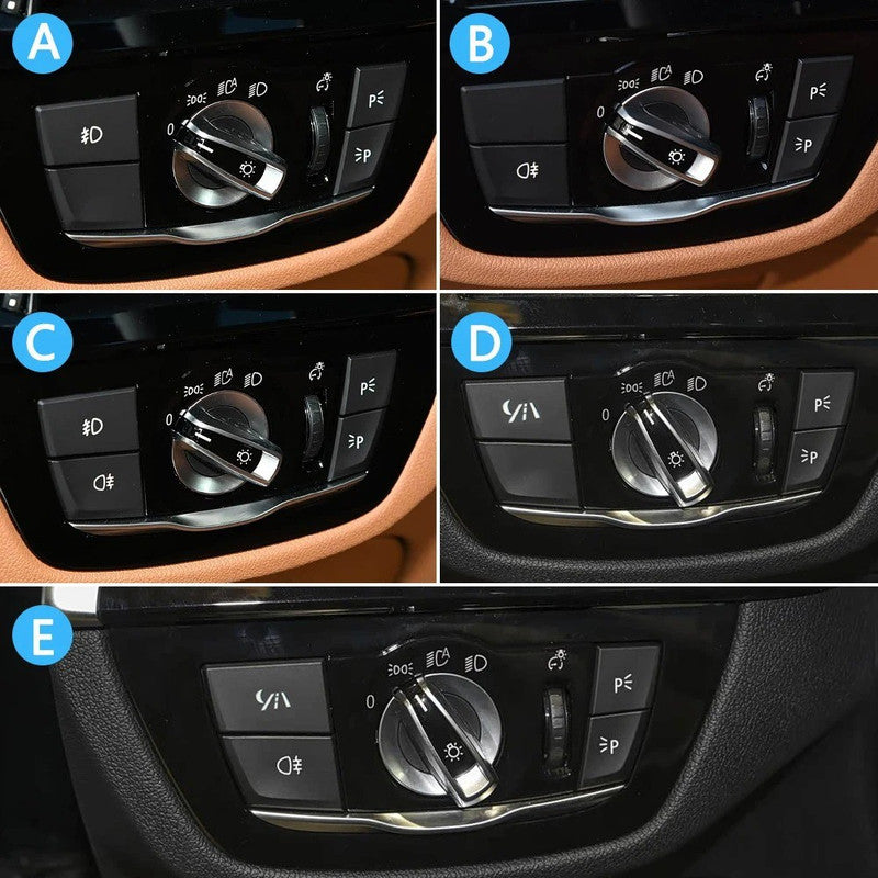 Car Craft Compatible With Bmw 5 Series G30 6 Series Gt G32 2017-2023 7 Series G12 2016-2022 X3 X4 G01 G02 2018-2022 Car Headlamp Headlight Rotary Switch Knob 61319472970-d