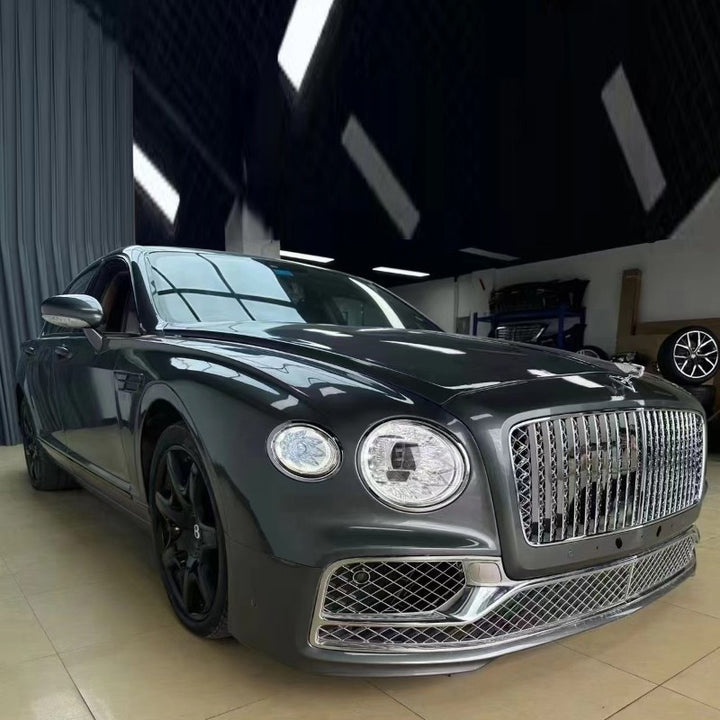 Car Craft Compatible With Bentley Flying Spur 2005-2019 Upgrade Facelift Conver To 2020 Flying Spur Gt Bodykit Bumper Headlight Taillight Fender Hood Trunk Front Lip Grill - CAR CRAFT INDIA