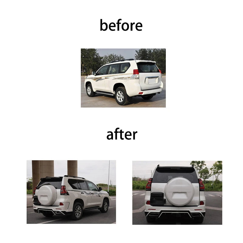 Car Craft Compatible With Toyota Land Cruiser Prado Fj150 2010-2017 Upgrade Facelift Convert To 2018 Navigator Style Bodytkit Front Rear Bumper Hood Fender Trunk Headlight Taillight Side Trim Grill Lip Skirt Splitter F157
