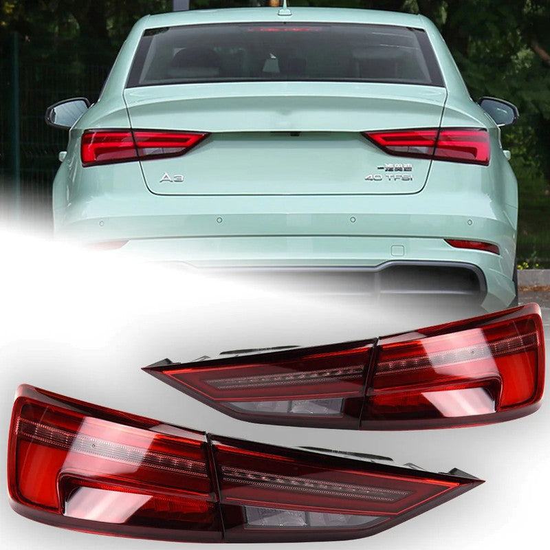 Car Craft Compatible With Audi A3 2013-2016 Car Rear Upgraded Tail Light Lamp Xenon Taillight Retrofit Upgrade Modified Led Drl Hid For Led Car