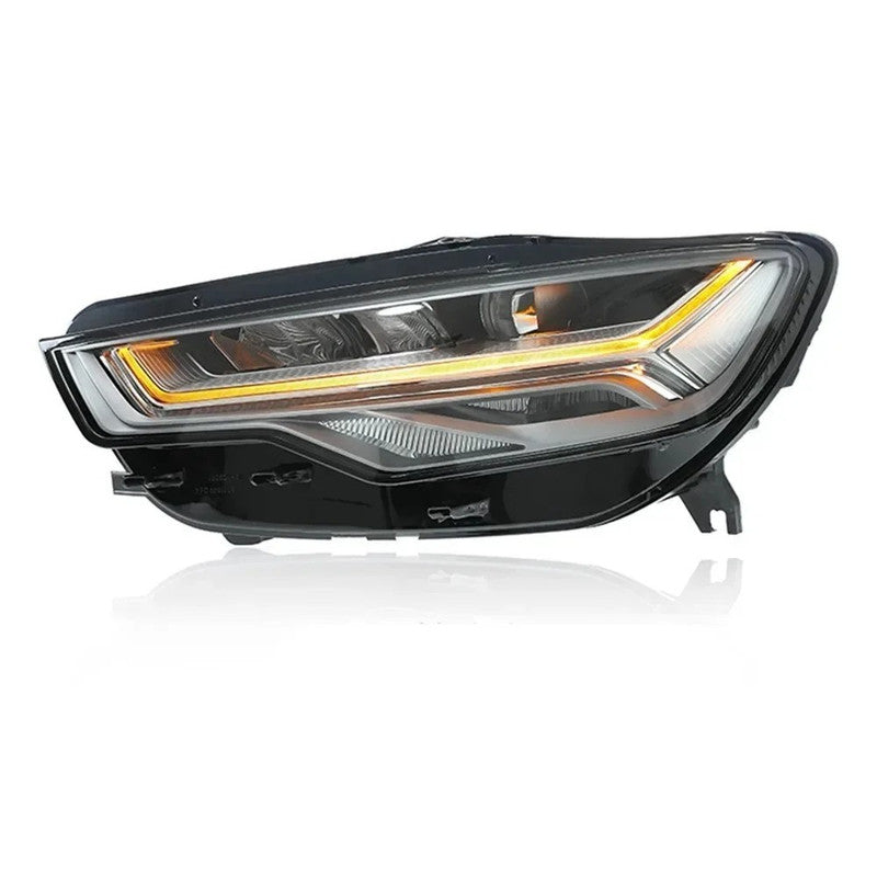 Car Craft Compatible With Audi A6 C7 2011-2015 Car Front Upgraded Head Light Lamp Xenon Headlight Retrofit Upgrade Modified Led Drl Hid Matrix Style