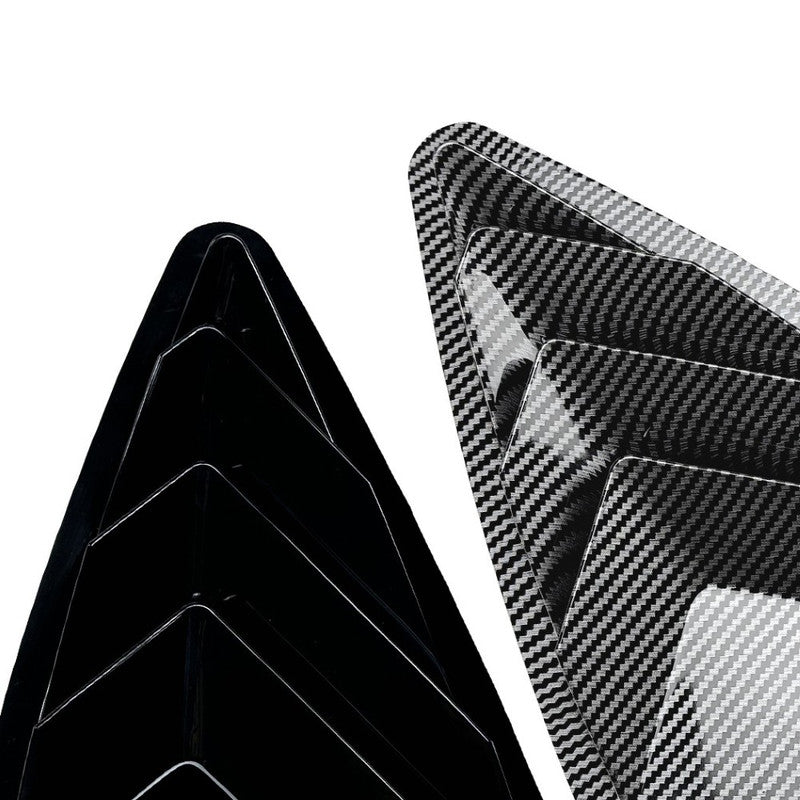 Car Craft Compatible With Mercedes Benz Glc Coupe C254 W254 2024+ Car Rear Window Louvers Sticker Rear Triangle Window Shade Spoiler Trim Accessories Zst-1056 Glossy Black
