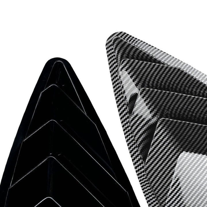Car Craft Compatible With Mercedes Benz Glc Coupe C254 W254 2024+ Car Rear Window Louvers Sticker Rear Triangle Window Shade Spoiler Trim Accessories Zst-1056 Glossy Black